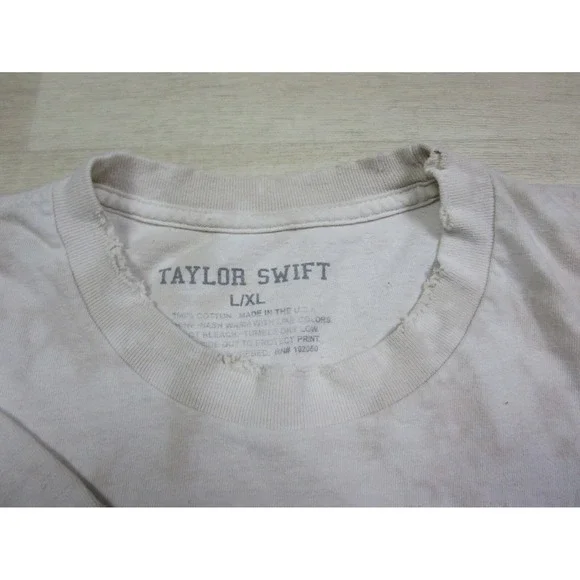 Taylor Swift T Shirt Taylor's Version Oversized Graphic (L/XL) Tie Dye Distress - Picture 7 of 12